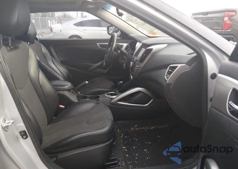 2012 Hyundai Veloster Base W/Black from USA, damaged, VIN KMHTC6ADXCU062703